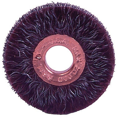 Weiler Polyflex Small Diameter Wire Wheel, 3 in D, .008 Steel (10 EA / CTN)