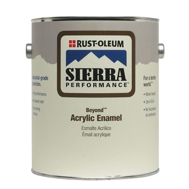 Rust-Oleum Sierra Performance Beyond Multi Purpose Acrylic Enamels, 1 Gal, White, Gloss (2 GA / CA)