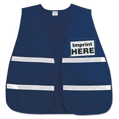 MCR Safety Incident Command Vest, Universal, Blue (1 EA / EA)