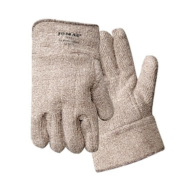Wells Lamont Jomac Brown and White Safety Cuff Gloves, Terry Cloth, X-Large, Unlined (1 PR / PR)