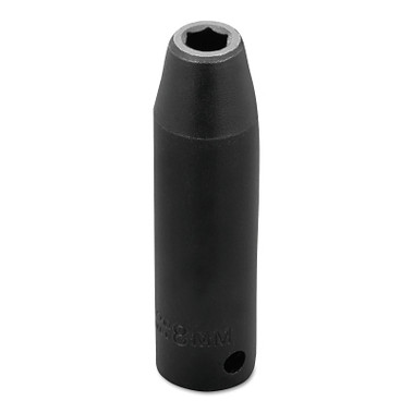 Proto Torqueplus Metric Deep Impact Sockets 1/2 in, 1/2 in Drive, 8 mm, 6 Points (1 EA / EA)