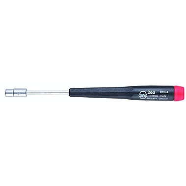 Wiha Tools Precision Series Nut Drivers, 1/4 in, 6.7 in Overall L (1 EA / EA)