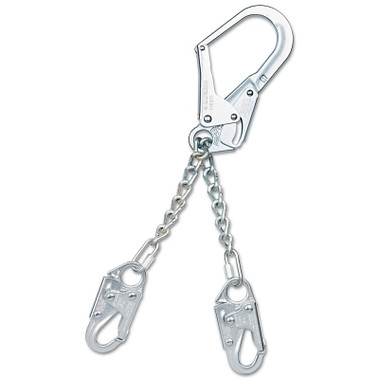 Protecta PRO Chain Rebar/Positioning Lanyards, 22 in, Self-Locking Snap Hook, 310 lb (1 EA / EA)