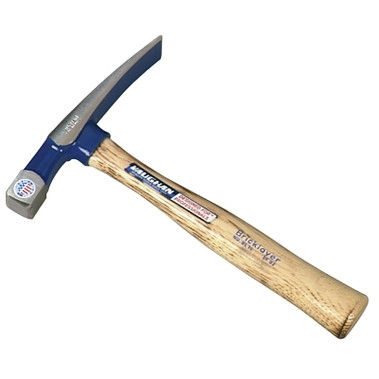 Vaughan Bricklayer's Hammers, Carbide Chisel, 16 oz, 11 in, Hickory Handle (4 EA / CTN)