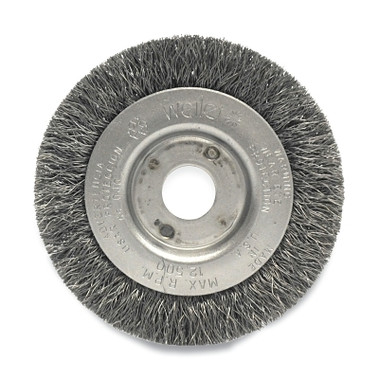 Weiler Narrow Face Crimped Wire Wheel, 3 in D, .0118 Steel Wire (2 EA / CTN)