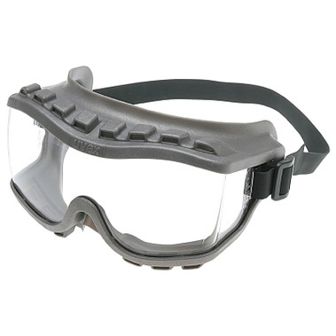 Honeywell Uvex Strategy Goggles, Clear/Gray, Uvextra Antifog Coating, Neoprene, Closed Vent (10 EA / CTN)