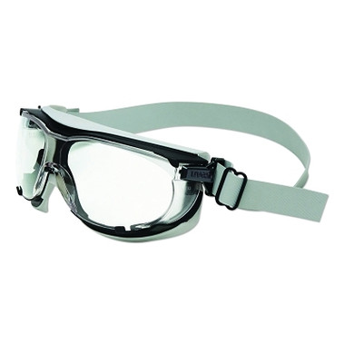 Honeywell Uvex Carbonvision Safety Goggle, Clear Lens, Black/Gray Frame, Dura-Streme, Neoprene (1 EA / PR)
