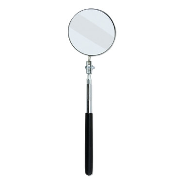 Ullman Telescoping Inspection Mirror, Round, 3-1/4 in dia, 11 in L to 15 in L (1 EA / EA)