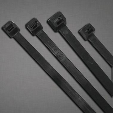 Anchor Brand UV Stabilized Cable Ties, 30 lb Tensile Strength, 5.7 in L, Black, 100 EA/BG (100 EA / BG)
