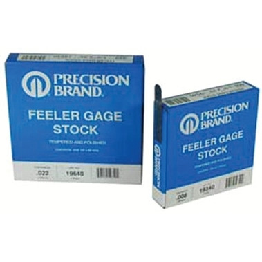 Precision Brand Coil Steel Feeler Gauges, 0.0015 in, 25 ft Length (25 FT / COIL)