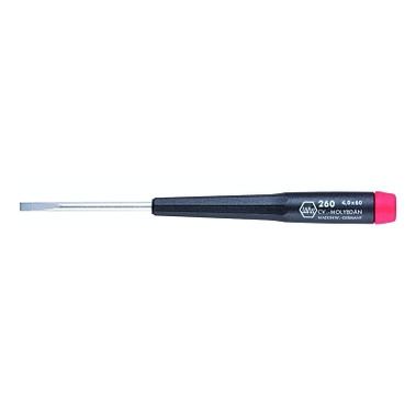 Wiha Tools Slotted Precision Screwdrivers, 3/32 in, 5.71 in Overall L (1 EA / EA)