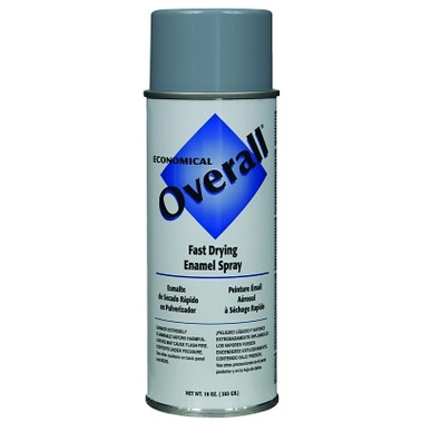 Rust-Oleum Overall Economical Fast Drying Enamel Aerosols, 10 oz Aerosol Can, Light Gray (1 CN / CN)