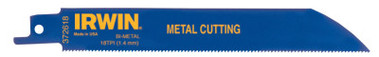 Irwin Marathon Metal Cutting Reciprocating Blades with WeldTec, 6 in x 3/4 in, 18 TPI (5 EA/BOX)