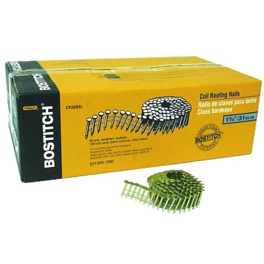 Bostitch NAIL COIL 120 ROOF 1"GALV. 7200 PER BOX (1 BX / BX)