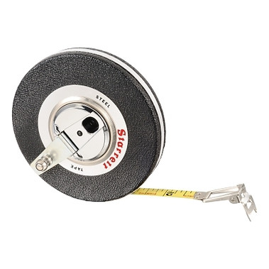 L.S. Starrett 530 Series Steel Long-Line Measuring Tapes, 3/8 in x 50 ft, Inch Diameter (1 EA / EA)