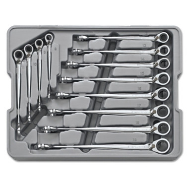 GEARWRENCH 12 Pc. XL X-Beam Reversible Combination Ratcheting Wrench Set, Metric (1 ST / ST)