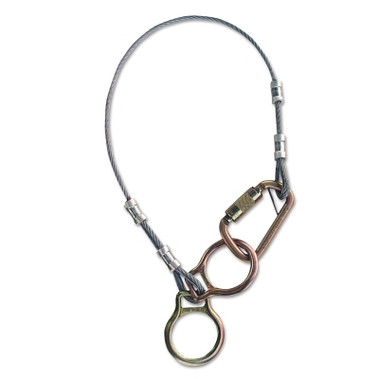 Protecta PRO Cable Dual-Ring Tie-Off Adaptors, Hook (1 EA / EA)