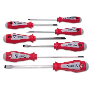 Weller Xcelite Pro Series Electronics Screwdriver Set, Slotted & Phillips (1 ST / ST)