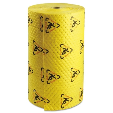 Brady SPC High Visibility Safety/Chemical Absorbent Mat, Abs 63 gal, 30 in x 300 ft (1 RL / RL)
