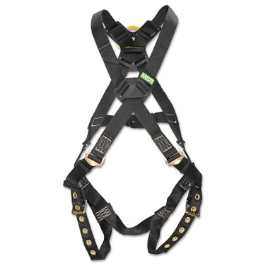 MSA Workman Arc Flash Full Body Harness, Back Web Loop, Vest, X-Large (1 EA / EA)