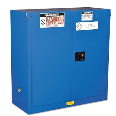 Justrite Sure-Grip EX Hazardous Material Steel Safety Cabinet, 30 Gallon (1 EA / EA)