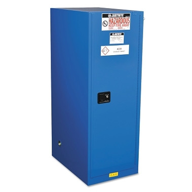 Justrite Sure-Grip EX Deep Slimline Hazardous Material Steel Safety Cabinet, 54 Gallon (1 EA / EA)