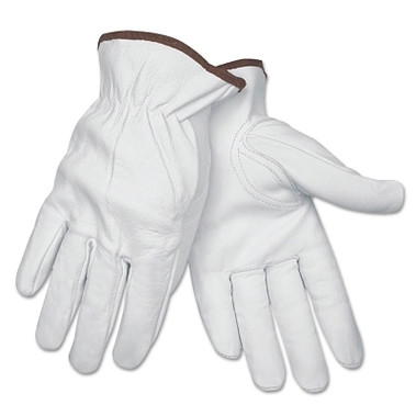 MCR Safety Premium Grain Leather Driving Gloves, Goatskin, Medium, Unlined, Keystone Thumb (12 PR / DZ)