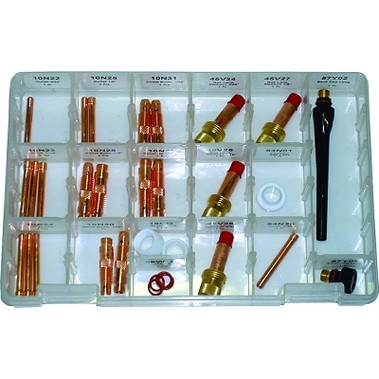 Best Welds TIG Master Accessory Kit, MAK-2S, Used on 17, 18, 26 Series Torches (1 EA / EA)