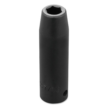 Proto Torqueplus Deep Impact Sockets 1/2 in, 1/2 in Drive, 7/16 in, 6 Points (1 EA / EA)