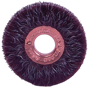 Weiler Polyflex Small Diameter Wire Wheel, 3 in D x 1/4 in W, .014 Steel, 20,000 rpm (10 EA / CTN)