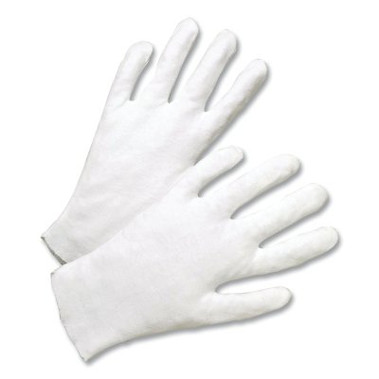 West Chester 805 Heavy Weight 100% Cotton Lisle Inspection Gloves, Extended Cuff, Ladies Small (12 PR / DZ)