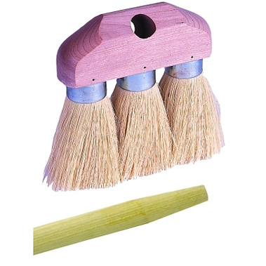 Weiler Roof Brushes, 6 1/4 in Hardwood Block, 3 1/4 in Trim L, Tampico Fill (1 EA / EA)