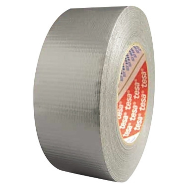 Tesa Tapes Utility Grade Duct Tapes, Silver, 3 in x 60 yd x 7.5 mil (16 RL / CA)