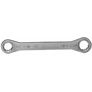 Wright Tool 12 Point Ratcheting Box Wrench, 5/8-in x 3/4-in, 8-in L (1 EA / EA)