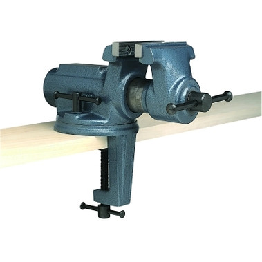 Wilton Super Junior Vises, 4 in Jaw, 2 in Throat, Clamp-On Base (1 EA / EA)