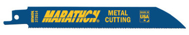 Irwin Marathon Metal Cutting Reciprocating Blades with WeldTec, 6 in x 1 7/8 in, 24 TPI (5 EA/PKG)