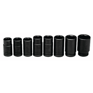 Wright Tool 8 Piece Deep Impact Socket Sets, 3/4 in, 6 Point (1 SET / SET)