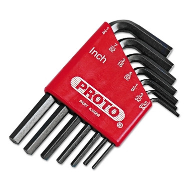 Proto Hex Key Sets, 7 per holder, Hex Tip, Inch (1 SET / SET)