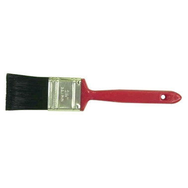 Weiler Varnish Brush, 3/8 in Thick, 1 in Wide, Black Poly, Red Plastic Handle (36 EA / CT)