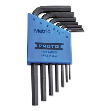 Proto Metric Hex Key Sets, Hex Tip, Metric (1 SET / SET)