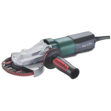 Metabo Flat Head Paddle Switch Angle Grinders, 5 in Dia, 8 A, 10,000 rpm, Non-Locking (1 EA / EA)