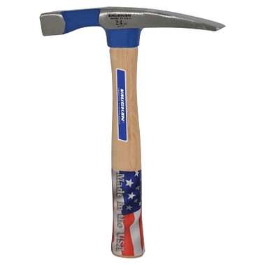 Vaughan Bricklayer's Hammers, 24 oz, 11 1/2 in, Hickory Handle (1 EA / EA)