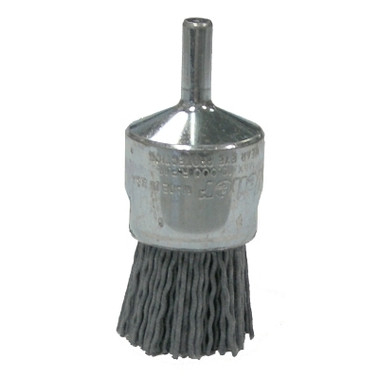 Weiler Nylox End Brushes, Silicon Carbide, 10,000 rpm, 1" x 0.022" (10 EA / CTN)
