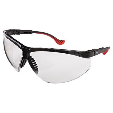 Honeywell Uvex Genesis XC Eyewear, UV-Extreme Clear Polycarbonate Hard Coat Lenses, Black Frame (10 EA / BX)