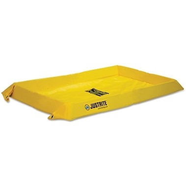 Justrite Maintenance Spill Containment Berms, Yellow, 20 gal, 48 in x 24 in (1 EA / EA)