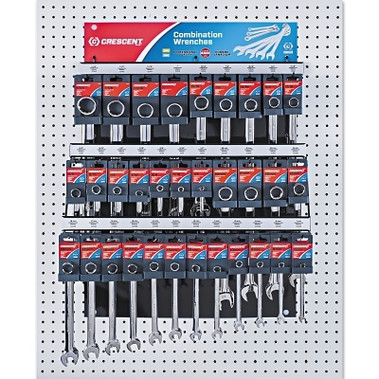Crescent 32 Piece SAE/Metric Combination Wrench Waterfall Display, Inch; Metric (1 EA / EA)