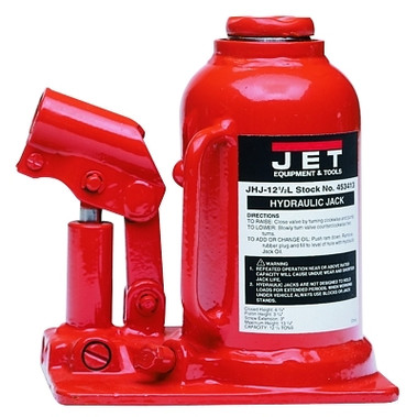 Jet JHJ Series Heavy-Duty Industrl Bottle Jack, 4 5/8Wx7 1/8Lx10 3/8-20H, 17 1/2 ton (1 EA / EA)