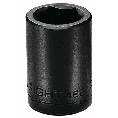 Wright Tool 1/2" Dr. Standard Impact Sockets, 1/2 in Drive, 30 mm, 6 Points (1 EA / EA)