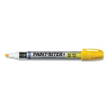 Markal PRO-LINE HT Liquid Paint Markers, Yellow, 1/8", Bullet (12 EA / PK)