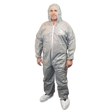 West Chester PosiM3 Coveralls, Gray, Large (25 EA / CA)